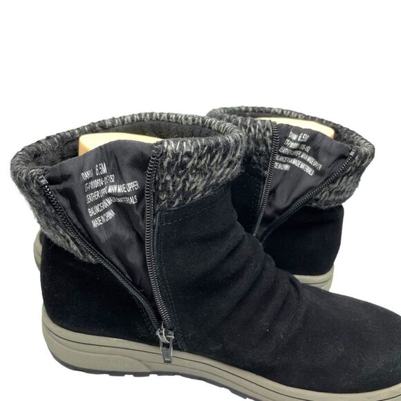 Baretraps Womens Danna Black Suede WTRPF Zip Snow Ankle Bootie Size 6.5 M - Picture 9 of 12